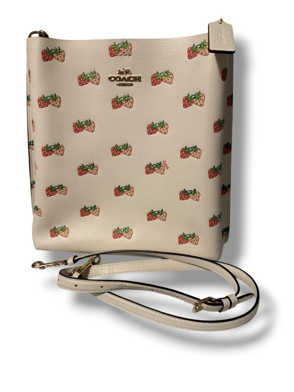 Coach Molly bucket bag Strawberry Print Crossbody Bag - Picture 4 of 13